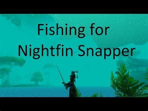 raw nightfin snapper
